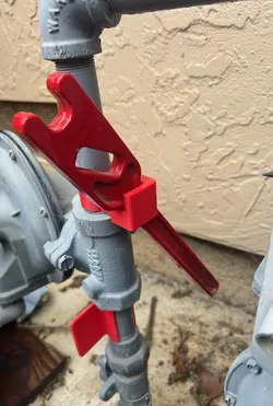 Gas Shutoff Wrench Holder