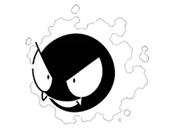 Gastly stencil 2