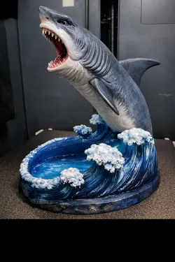 Jaws shark dice tower