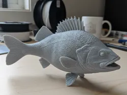 Perch – Standalone Fish Statue