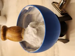 Shaving/Lathering Bowl with handle & stand