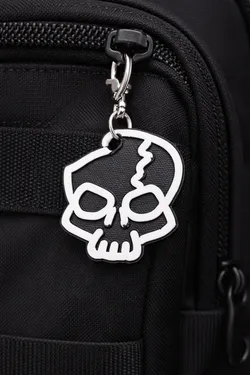 Skull backpack charm