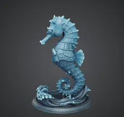 Steampunk Seahorse – Mechanical Ocean Fantasy