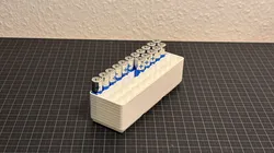 AAA battery holder gridfinity 1x3