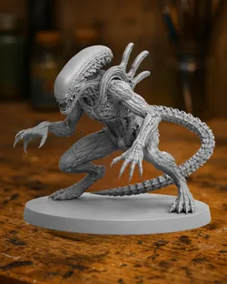 Alien Xenomorph Creature — Sci-Fi Horror
