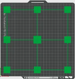 Bed Level Test - LESS PRINT TIME
