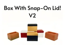 Box with Snap-On lid!