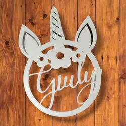 Digital Art STL Download - Giuly carteles cumpleby Nina Ponce 3D