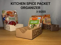 Kitchen Spice Packet Organizer