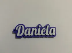 Llavero con nombre Daniela - Modelo de impresión 3D gratuito