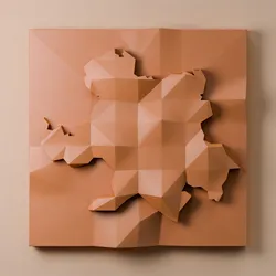 Low Poly Treasure Map