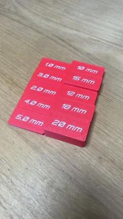 Metric Spacerblocks / Woodworking blocks