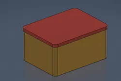 Modern Minimalist Storage Box with Lid (Rounded Rectangular Container)