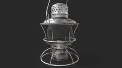 Old rusted Lantern 01-1 - Game ready