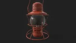 Old rusted Lantern 01-2 - Game ready