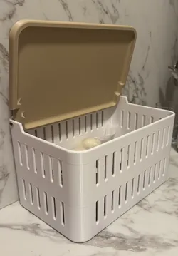 Onion and Garlic Basket with Lid *remixed to attache the lid with screws*
