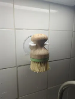 Suction Cup Brush Holder Kitchen, Bathroom, Dish Soap, etc.