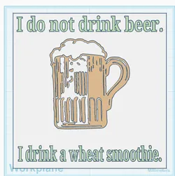 Wheat Smoothie Sign