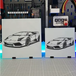 3D printer bestanden | 3MF | Lamborghini - Hueforge - 3 Colors