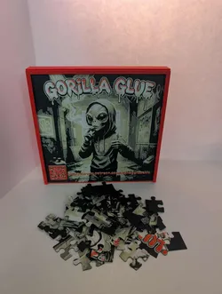 49 Piece Gorilla Glue Alien Jigsaw Puzzle-QR