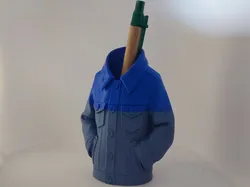 Denim Jacket Pencil Holder