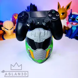 Digital Art STL Descărcare - Doom Helmet - By Colors - Aslan3D