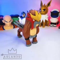 Digital Art STL indir - Entei By Colors - Aslan3D