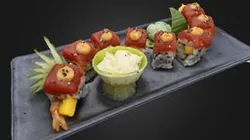 Dragon roll sushi