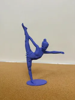 Elegant Ballerina Balance Pose Figurine