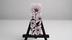 Elegant Floral Bookmark (HueForge)