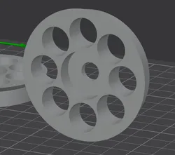 Filament Dryer Spool stabilizer with Bearing (threaded rod mount)