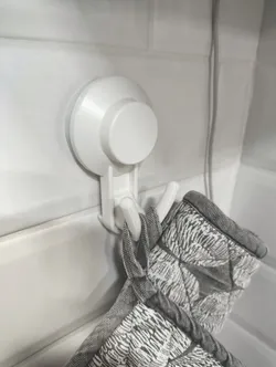 Hack TISKEN Ikea hooks: single hook and double hook.