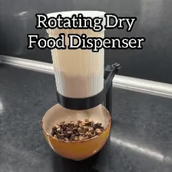 Home Appliance Accessories STL Download - Rotating Dry Food Dispenserby Gr3DKing