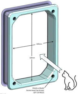 Interior Cat Door