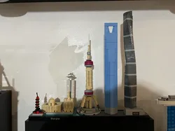 LEGO Shanghai Architecture Skyline Stand