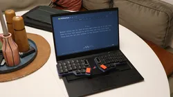 Lenovo thinkpad x1c 6th gen Keyboard cover with finger hole for the nipple
