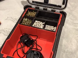 Milwaukee packout insert for screws organizer