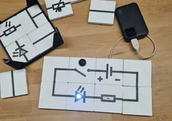 Modular Circuit Teaching Tiles — Didaktische Stromkreis-Kacheln