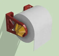 Paper towel, (toilet paper) holder.