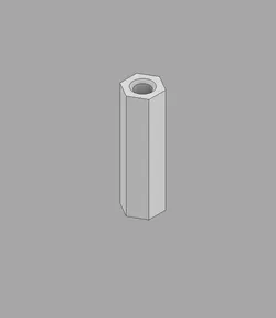 Separador Hexagonal 16.5mm para Tornillos M2 / 16.5mm Hex Standoff for M2 Screws