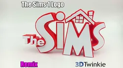 Sims Game Logo 3D