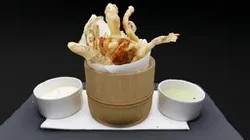 Soft shell crab dish