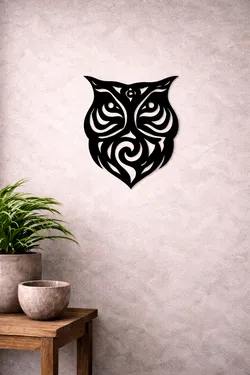 Tribal Owl Wall Art