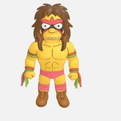 Ultimate Warrior – Simpsons Style Wrestling Figure