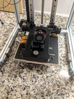 Voron 0 0.2 Fysetc CNC Bed Frame 3010 Blower Mount