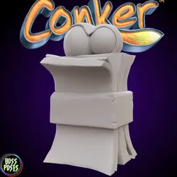 مجاني Characters & Creatures STL تنزيل - Conker - MAD CASH - BOSSposes