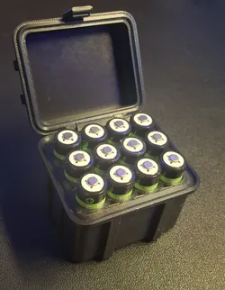 AA Battery Rugged Box