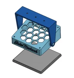 Adjustable angle 120mm fan mount