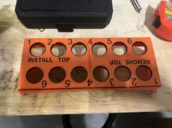 Aircraft Spark Plug Tray