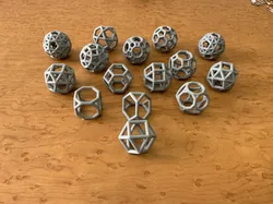 Archimedean Solids/Tube-Truncated Tetrahedron/Octahedron/Cube/Cuboctahedron/Icosahedron/Dodecahedron/Icosidodecahedron,Cuboctahedron,Rhombicuboctahedron,SnubCube,Icosidodecahedron,Rhombicosidodecahedron,SnubDodecahedron